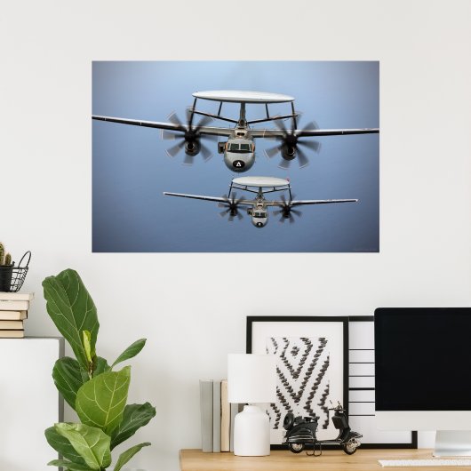 E-2D Hawkeye Poster (Thuiskantoor)