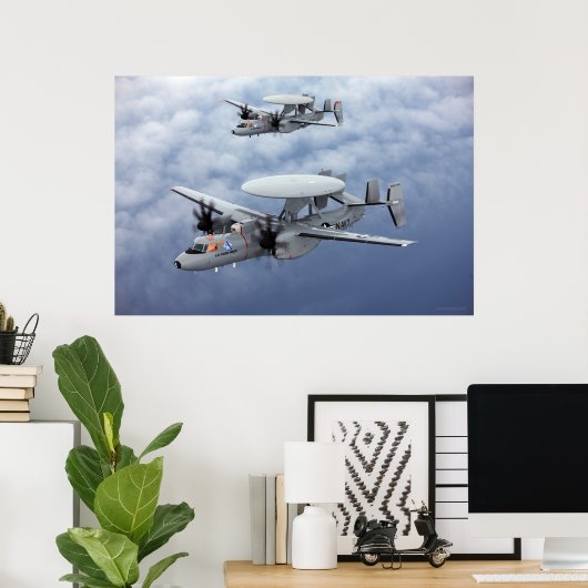 E-2D Hawkeye Poster (Thuiskantoor)