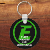 E 33 , ELITE FITNESS EDUCATION, ELITE FIT... SLEUTELHANGER (Voorkant)