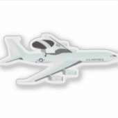 E-3 Sentry Early Warning Vliegtuig Sticker (Voorkant)