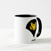 E-4 Specialist Amerikaanse leger rang Mok (Voorkant rechts)