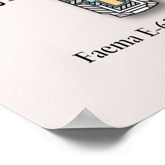 E-61 affiche anniversaire 18"x24" (Coin)