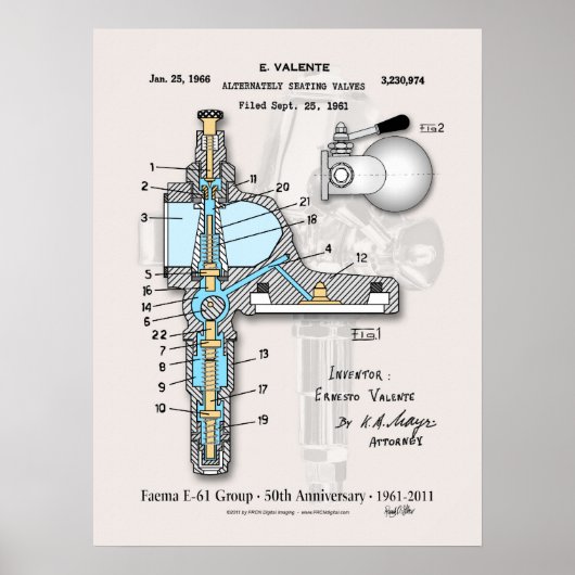 E-61 jubileum poster 18 x 24 inch (Voorkant)
