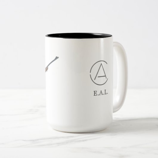 E.A.L. KoffieMok Tweekleurige Koffiemok (Voorkant rechts)