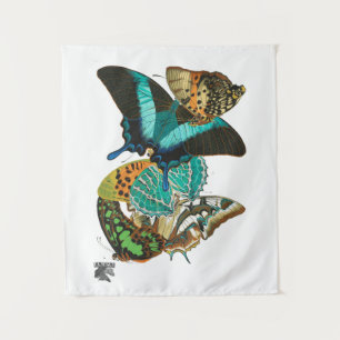 E.A. Séguy Butterflies Illustratie Wandkleed