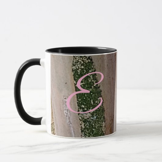 "E" ArborCrosse Initial Mug  Mok (Links)