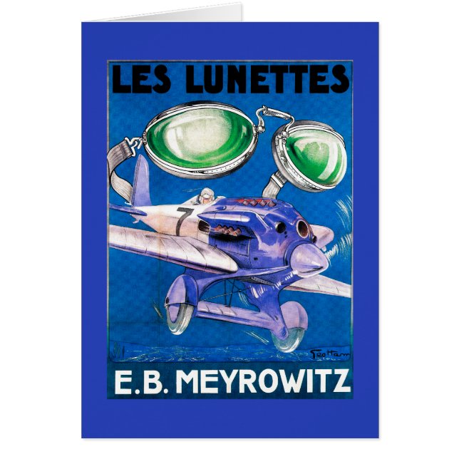 E.B. Meyrowitz Flying Goggles Advertisement (Voorkant)