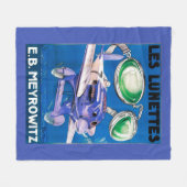 E.B. Meyrowitz Flying Goggles Advertisement Fleece Deken (Voorkant (Horizontaal))