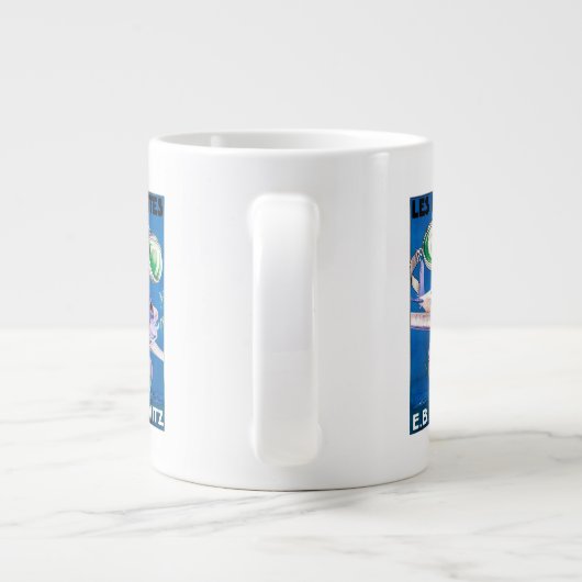 E.B. Meyrowitz Flying Goggles Advertisement Jumbo Mok (Achterkant)