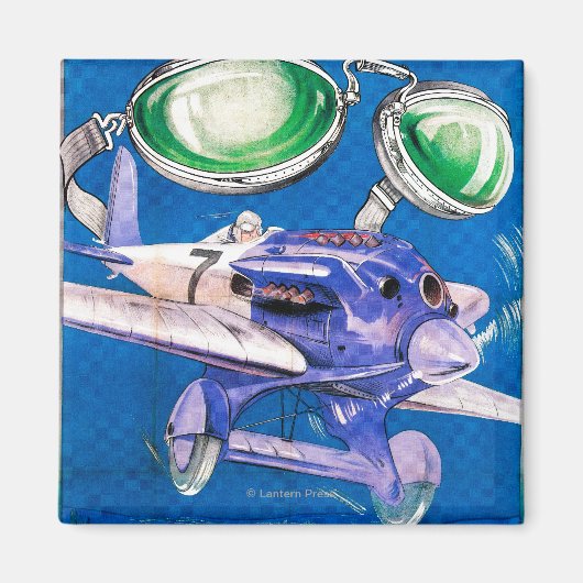 E.B. Meyrowitz Flying Goggles Advertisement Magneet (Voorkant)