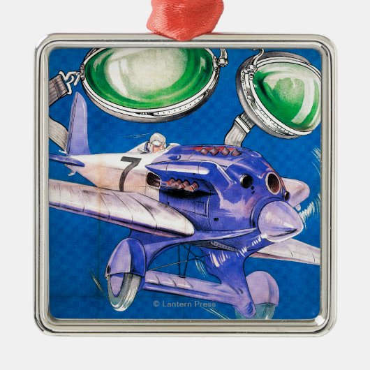 E.B. Meyrowitz Flying Goggles Advertisement Metalen Ornament (Voorkant)