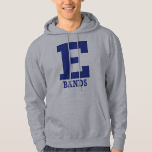 E-Bands Mannen/Vrouwen Grijs Hoodie