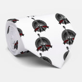 e-bass guitar let's rock stropdas (Opgerold)