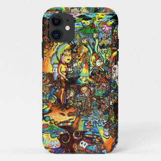 E Bent Psychedelic Art iPhone 11 Hoesje