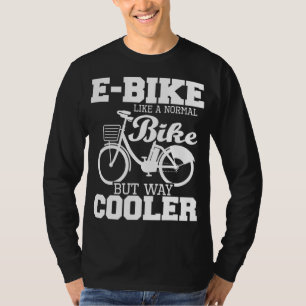 E-Bike als een normale bike, maar veel koeler - El T-shirt