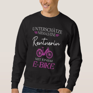 E Bike Bicycle Grandma Cyclist Mountain Bike Pensi Trui