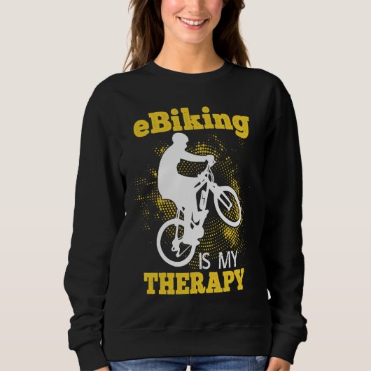 E Bike    Riding E Bikes E Biker E Biking Trui (Voorkant)