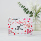 E BRIEFKAART VALENTINE DAG (Staand voorkant)