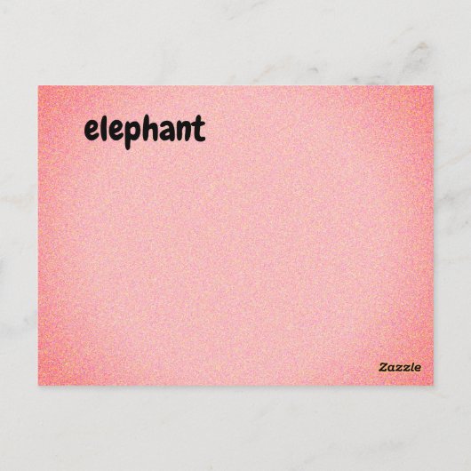 e - carte flash pour éléphants (Dos)