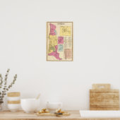 E Chester, stad Poster (Keuken)