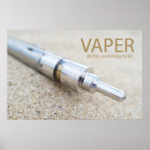 E-cig en dampen poster (Voorkant)
