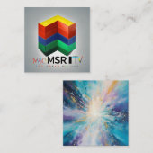 E-commerce Business Developer Vierkante Visitekaartje (Voorkant / Achterkant)