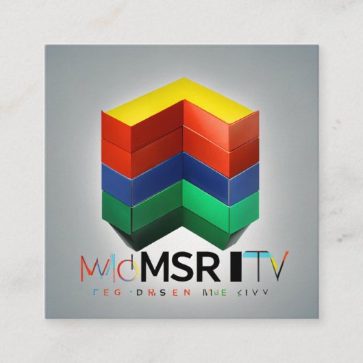 E-commerce Business Developer Vierkante Visitekaartje (Voorkant)