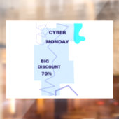 E-commerce Cyber Monday Deal Raamsticker (Vel 2)