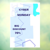 E-commerce Cyber Monday Deal Raamsticker (Vel 3)