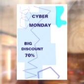 E-commerce Cyber Monday Deal Raamsticker (Vel 2)