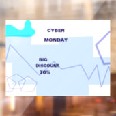 E-commerce Cyber Monday Deal Raamsticker (Vel 2)