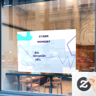 E-commerce Cyber Monday Deal Raamsticker