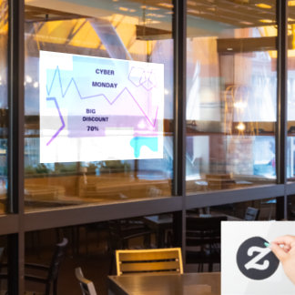 E-commerce Cyber Monday Deal Raamsticker