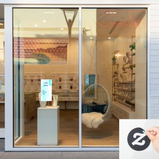 E-commerce Cyber Monday Deal Raamsticker (Winkelraam)