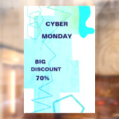 E-commerce Cyber Monday Deal Raamsticker (Vel 2)