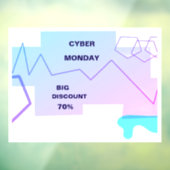 E-commerce Cyber Monday Deal Raamsticker (Vel 3)