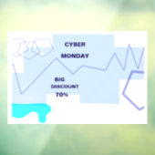 E-commerce Cyber Monday Deal Raamsticker (Vel 3)