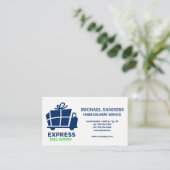 E-commerce/Home Delivery Service Visitekaartje (Staand voorkant)