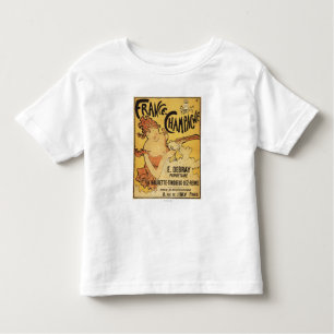 E. Debray Champagne Advertisement Poster Kinder Shirts