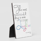 E.E. Plaque de soumission de rire Cummings (Côté)