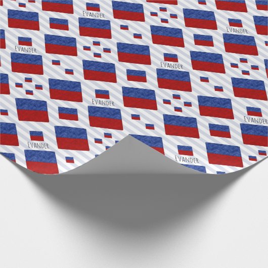 E Echo Nautical Signal Flag | Maritieme Code Cadeaupapier (Hoek)