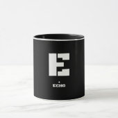E (ECHO) NAVO Phonetic Alphabet & Morse Code Mok (Midden)