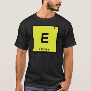E - Electra Griekse Scheikunde Periodiek Systeem S T-shirt