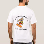 E en E Vrachtwagenmakers T-shirt (Achterkant)
