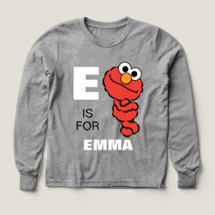 E est pour Elmo Ajoutez votre nom