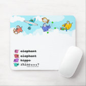 e.h.r...? "Little Angels mousemat" Muismat (Met muis)