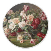  E. Hariel Roos leeft nog steeds Keramische Knop (Voorkant)