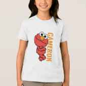 E is for Elmo Tri-Blend Shirt (Voorkant)
