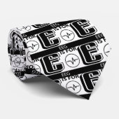 E is voor EEG Stropdas (Opgerold)