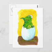 E is voor eieren briefkaart (Voorkant / Achterkant)